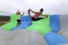 Insane Inflatable Jump Around Obstacle Course