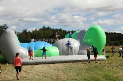 Insane Inflatable Jump Around Obstacle Course