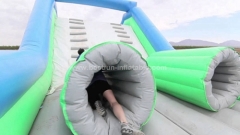 Outdoor jumper team adult inflatable obstacle course