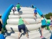 Inflatable sport games humps with slide for adult