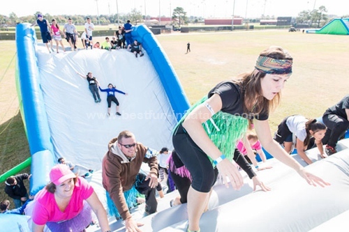 The Humps Inflatable Obstacle Course INSANE 5K