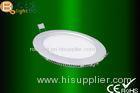 Commercial 120 V Cold White Flat Round LED Lights For Supermarket
