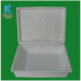 Biodegradable utility bamboo fiber pulp lid tray box