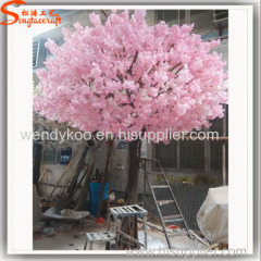 outdoor artificial trees silk-cloth flowers pink cherry blossom bonsai trees