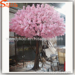 outdoor artificial trees silk-cloth flowers pink cherry blossom bonsai trees