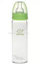 240ml standard crystal glass feeding bottle