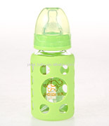 120ml Standard straight glass protection feeding bottle