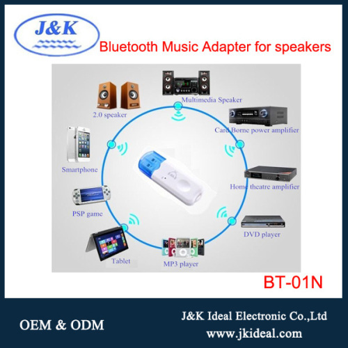 USB bluetooth audio music receiver with mic for speaker/ car / amplifier 