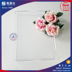 China supplier acrylic makeup organizer clear box cosmetic cases& acrylic shower tray /clear acrylic tray