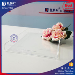 China supplier acrylic makeup organizer clear box cosmetic cases& acrylic shower tray /clear acrylic tray