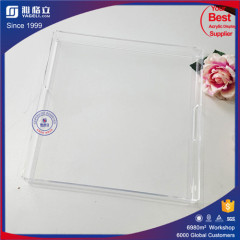 China supplier acrylic makeup organizer clear box cosmetic cases& acrylic shower tray /clear acrylic tray