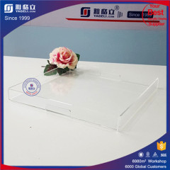 China supplier acrylic makeup organizer clear box cosmetic cases& acrylic shower tray /clear acrylic tray