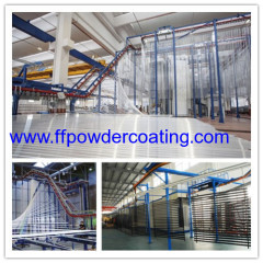 Aluminium Profile Automatic Vertical Powder Coating Line