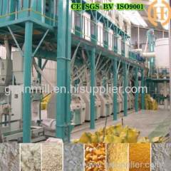 small or big scale corn maize milling machine for sale