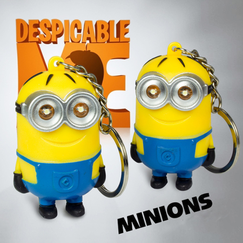 LED Minions Sound Keychain