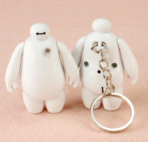 LED Baymax Sound Keychain