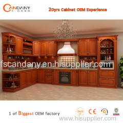Foshan Candany kitchen cabinet classical solide wood kitchen cabinet