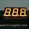 Triple Digit 7 Segment LED Display Yellow Color For Electric Oven / Microwave