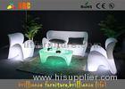 Waterproof Led Table Furniture With RGB Light Outdoor Furniture PE
