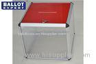 56L Logo Customized Acrylic Ballot Box Rectangle Recyclable Durable