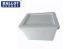 Squeezing Resistant Plastic Closet Storage Box With Wheel For Clothing Shop