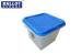 Eco - Friendly Clear Plastic Storage Box With Lock 3.5~3.7mm Thickness