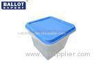 Large Capacity Plastic Storage Box Recycled Materials For Home Collection