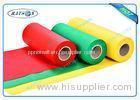 Red Green PP Spunbond Non Woven Fabric For / Shopping Bag / Packing Pocket Spring