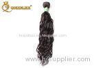 Double Wefted 100% Brazilian Human Hair Extensions Wet And Wavy Virgin Hair