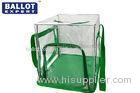 Eco - friendly Self Seal Clear Plastic Ballot Box For Voting Bag Non - toxic