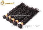 Double Weft Loose Wave / Kniky Curly Indian Human Hair Weave No Chemical