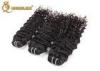 Cambodian Natural Black Deep Wave Human Hair Extension Non Remy Hair