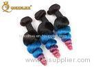 Colorful Ombre Hair Extensions Indian Loose Wave Human Hair For Black Women