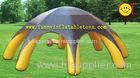 Yellow 8 Spiders Durable 180OZ PVC Tarpaulin Inflatable Advertising Tent EN14960