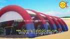 PVC Tarpaulin Large Advertising Inflatable Dome Tent With 12 Legs And Red Bow