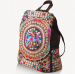 China national style Hmong embroidery double backpack bags