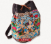 China national style Hmong embroidery double backpack bags