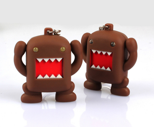 LED Domo-Kun Sound Keychain