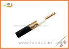 Copper Tube Black PE Super Flexible Coax Cale 50 Ohm For Cellular Radio