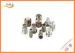 7.5Ghz Silver plate RF DIN Connector / Weatherproof Coaxial Cable Connectors
