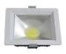 Square Alu LED Downlight Lamps White