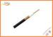 CCTV CATV SAT 50ohm RF Feeder Cable 40kW 80 mm Singal Bending With Black PE Jacket