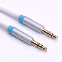 3.5mm Car Aux cable with male to male metal shell patent design
