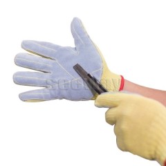 Seeway Cow Leather Coated Anti Cut Work Gloves