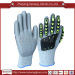 Seeway PU Palm Coating Safety Working Cut Resistant Mechanical Anti Vibration Gloves