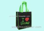 Red / Pink / Black Eco friendly Printed PP Non Woven Bag for Shopping Packing