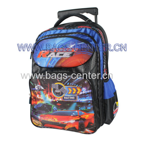 Children Hand Trolley School Bag