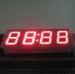 Long Life 4 Digit 7 Segment Led Display Common Anode For Cooker STB 0.39 Inch