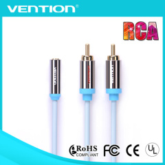 Aux Audio 3.5mm Stereo Female to 2 RCA Y CABLE wholesale price