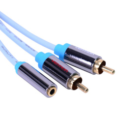 Aux Audio 3.5mm Stereo Female to 2 RCA Y CABLE wholesale price